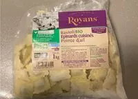 Mängden socker i Ravioli bio epinards cuisinés pointe d’ail