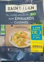 Mängden socker i Nos véritables pâtes fraîches BIO aux épinards cuisinés