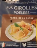 Mängden socker i Ravioles pâtes fraîches aux girolles