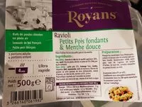 Mängden socker i Ravioli Petits Pois fondants et Menthe douce
