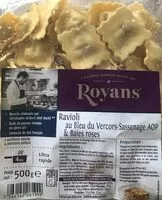 Mängden socker i Ravioli bleu du vercors