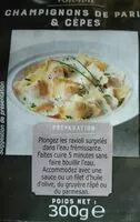 Mängden socker i Champions de Paris et cèpes