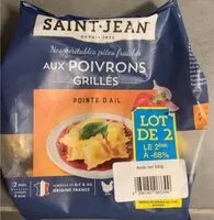 Mängden socker i Pâtes fraiches aux poivrons grillés pointe d’ail