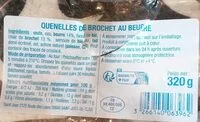 Mängden socker i Quenelle de brochet au beurre