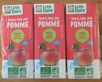 Mängden socker i 100 % pur jus pomme