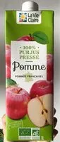 Mängden socker i 100% pur jus préssé de pomme