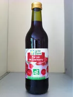 Mängden socker i Pur jus de cranberry