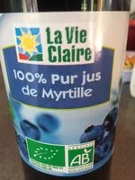 Mängden socker i Pur Jus de Myrtille