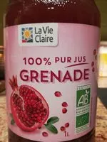 Mängden socker i Jus de grenade