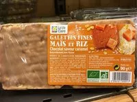 Mängden socker i Galettes Fines Maïs et Riz Chocolat Saveur Caramel
