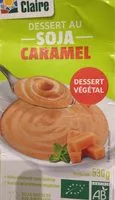 Mängden socker i Dessert au soja caramel