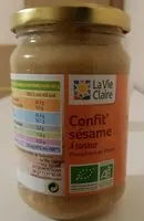 Mängden socker i Confit' sésame