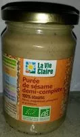 Mängden socker i Purée de sésame demi-complète