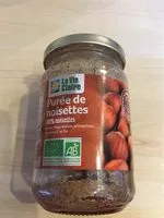Mängden socker i Purée de noisettes