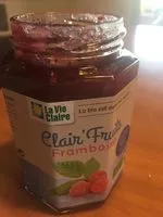 Mängden socker i Clair fruits framboise