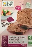 Mängden socker i Pain aux graines de courge et farine de teff