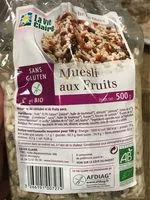 Mängden socker i Muesli aux fruits