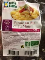 Mängden socker i Penne au riz et au mais