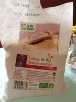 Mängden socker i Farine de riz demi-complet bio