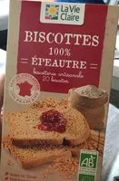 Mängden socker i Biscottes 100% Épeautre