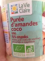 Mängden socker i Purée d'amande coco