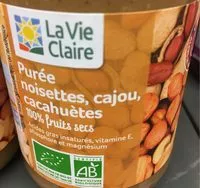 Mängden socker i Purée noisette cajou cachuetes