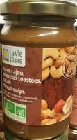Mängden socker i Purée cajou, noisettes toastées, cacao