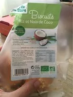 Mängden socker i Biscuits Riz et Noix de Coco