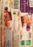 Mängden socker i Pain d'épices au miel & figues