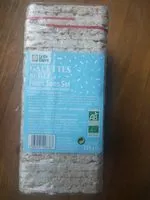 Mängden socker i Galettes de Riz Fines Sans Sel