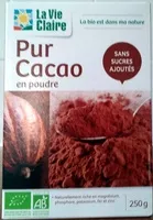 Mängden socker i Pur Cacao en poudre