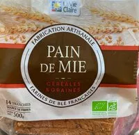 Mängden socker i Pain de mie céréales & graines