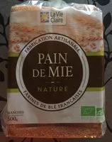 Mängden socker i Pain de mie nature