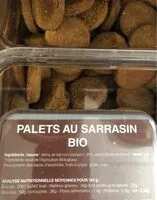 Mängden socker i Palets au sarrasin bio