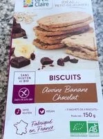 Mängden socker i Biscuit avoine banane chocolat