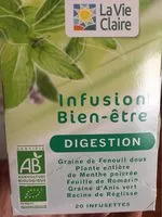 Mängden socker i Infusion bien etre