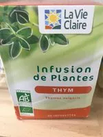 Mängden socker i Infusion plantes thym