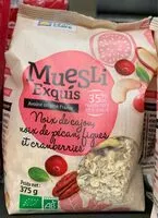 Mängden socker i Muesli Exquis