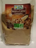 Mängden socker i Sucre de canne Complet