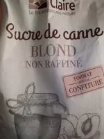Mängden socker i Sucre de canne blond non raffiné