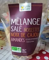 Mängden socker i Mélange Salé Noisette Noix de cajou Amande