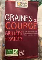 Mängden socker i Graine de courge grillées et salées
