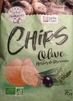Mängden socker i Chips olive et herbes de Provence