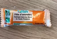 Mängden socker i Pate d'amande