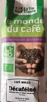 Mängden socker i Café moulu décaféiné