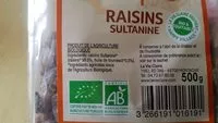 Mängden socker i Raisins Sultanine