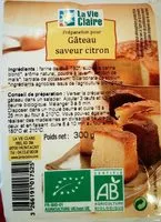 Mängden socker i Préparation pour gâteau saveur citron