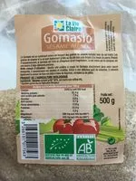 Mängden socker i Gomasio sésame au sel