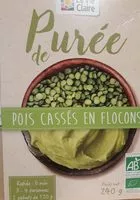 Mängden socker i Purée de pois cassés en flocons