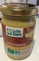 Mängden socker i Moutarde vinaigre de cidre et citron